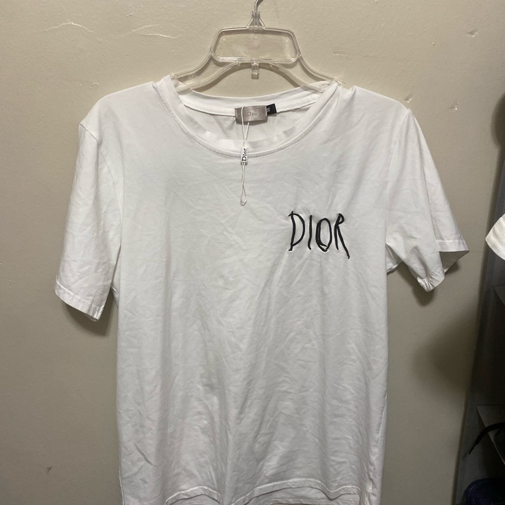 - Christian Dior T-shirt White Designer Authentic